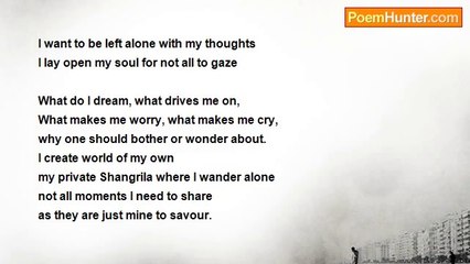 Sonali Dalal - Alone With My Thoughts