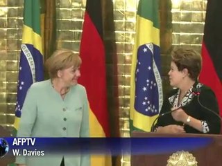 Leaders of Brazil and Germany meet in Brasilia