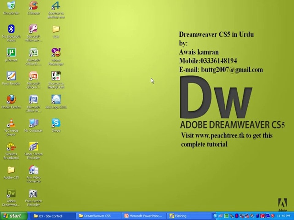 dreamweaver Tutorial part 9