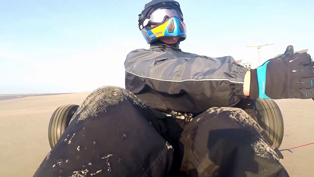 kite buggy en Mer du Nord - Partie 2/5