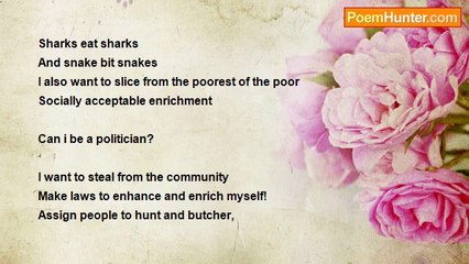 Jacques Sprenkie Mateya - Can i be a politician too?