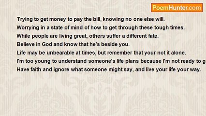 Nehemiah Brent Jr. - Rough Times