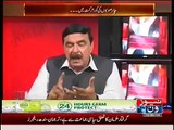 Sheikh Rasheed in Live With Dr. Shahid Masood (16th June 2014) Train March Of Sheikh Rasheed!!