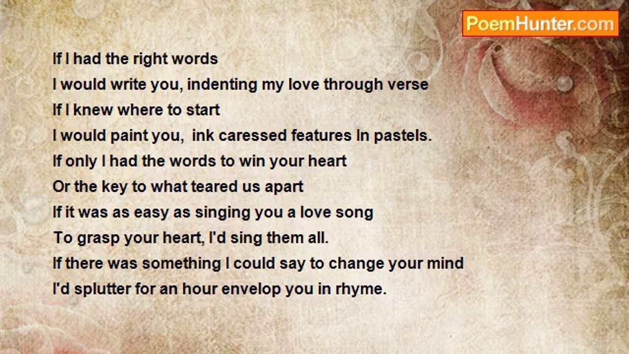 Hunter James - Love Poem