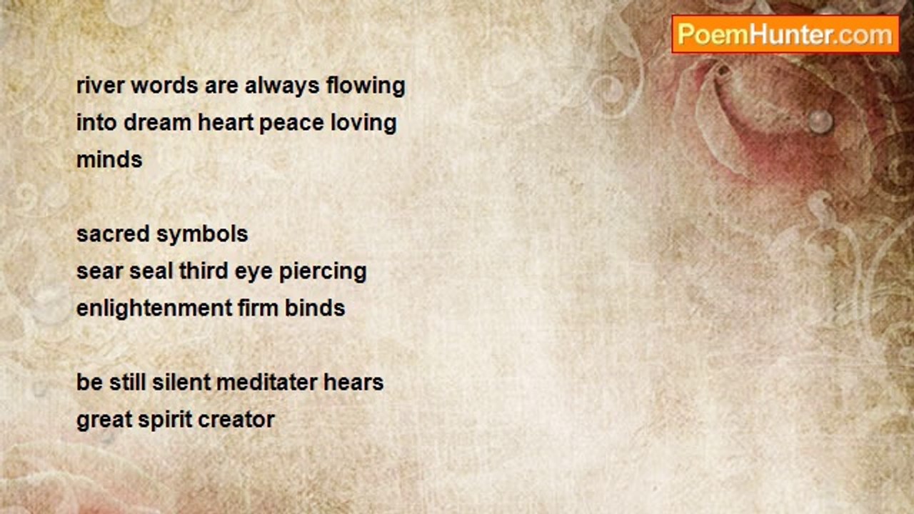 Terence George Craddock (Spectral Images and Images Of Light) - River Words Flowing