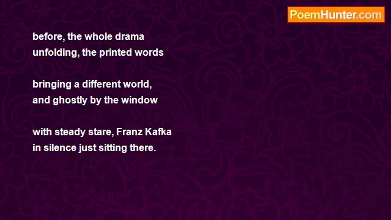 Terry Collett - With Kafka.