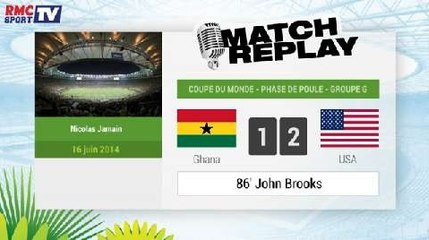 Ghana - USA : Le Match Replay avec le son RMC Sport !