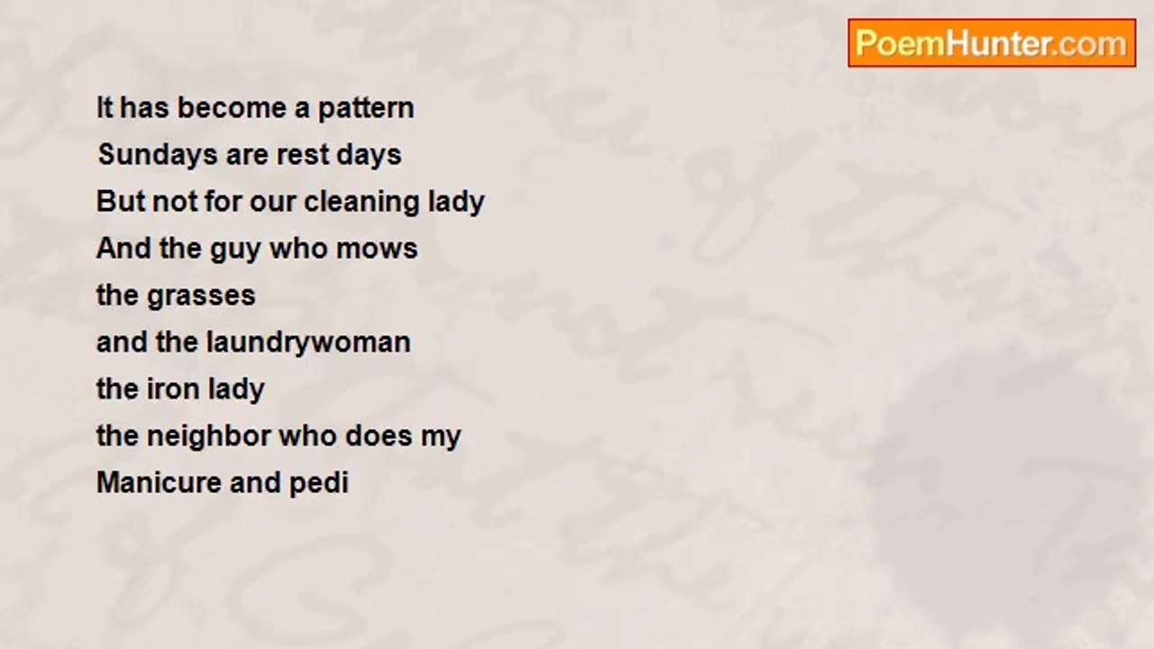 Eloida Capuno - Notes on a Sunday