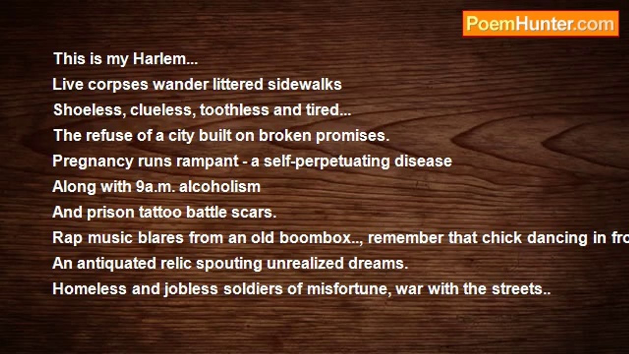 Ron Poetry - My Harlem