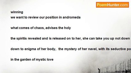 cristobal Benjumea - I love being in gardens strewn with petals revealing lovers fantasies, in the hot sun, never mind the solar wind
