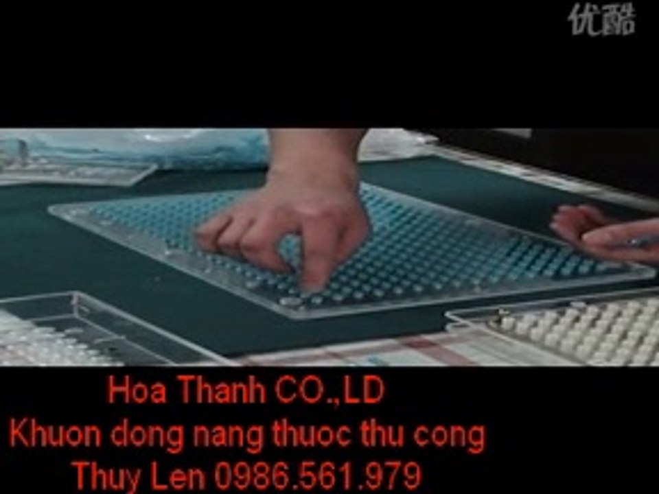 khuôn vô nang thuốc thủ ông, khuôn làm viên con nhộng thủ công