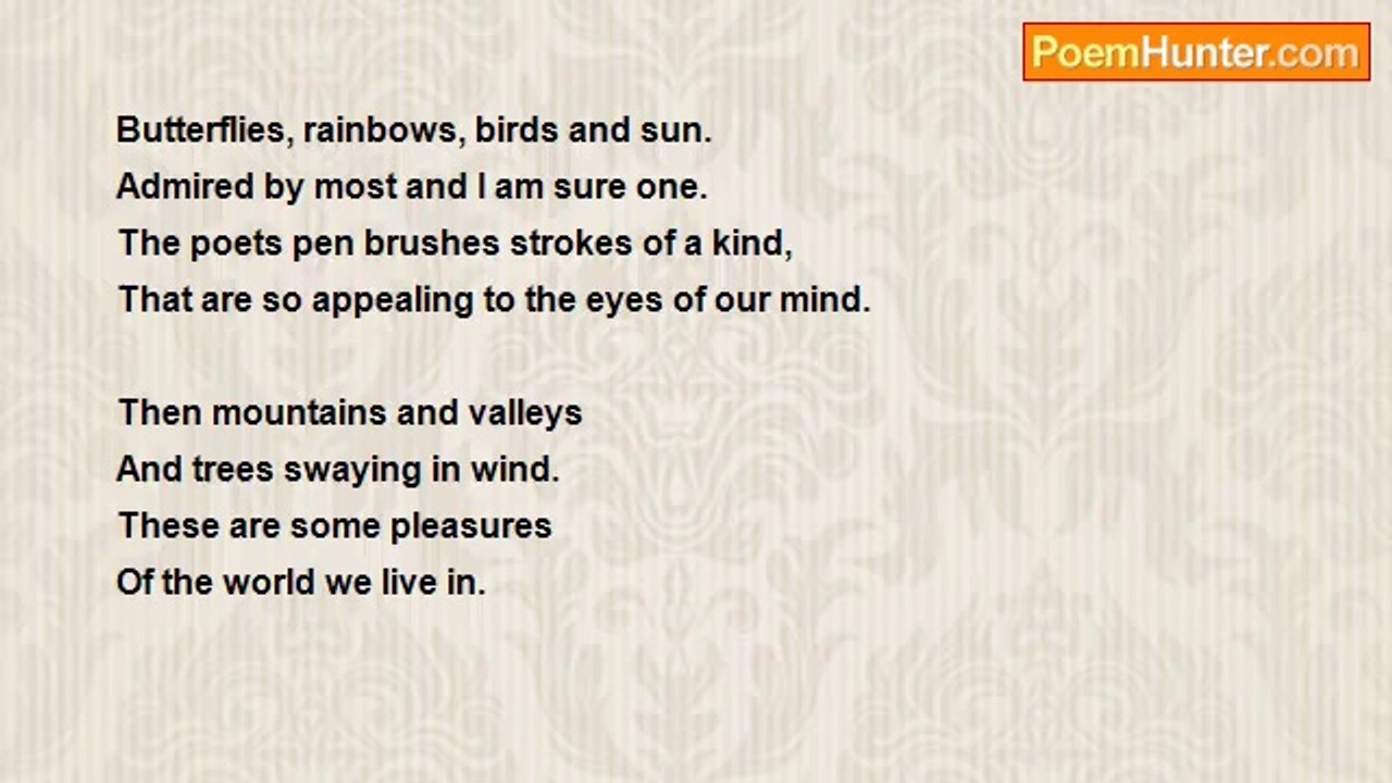 Robert Edgar Burns - Pleasures