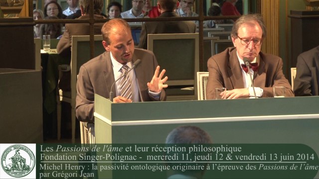Michel Henry : la Passivité ontologique originaire à l'épreuve des Passions de l'âme, par Grégori Jean