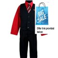 Best Deals Black N Bianco Baby-Boy's Vest Suits Pinstripe Shirt Review