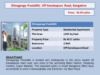 luxury flats in bangalore