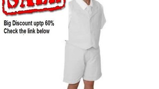 Best Deals Baby and Toddler Boy Summer Cotton/Linen Blend Suit Vest Short Set Review