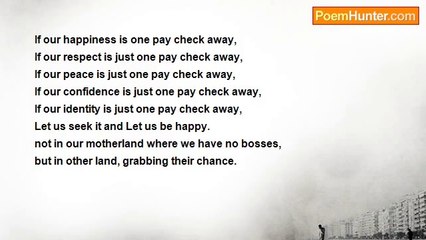 veeraiyah subbulakshmi - One pay check away..