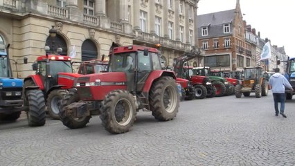 Les agriculteurs à Cambrai