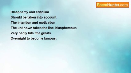 Abdul Wahab - Blasphemy