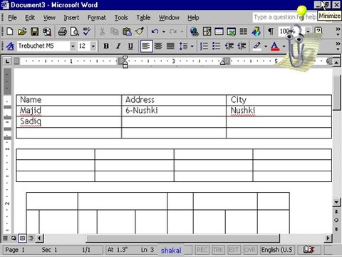 Free MS word 2013 Balochi, bravi Urdu, Hindi Tutorial 5-6 ( shaigle.com)