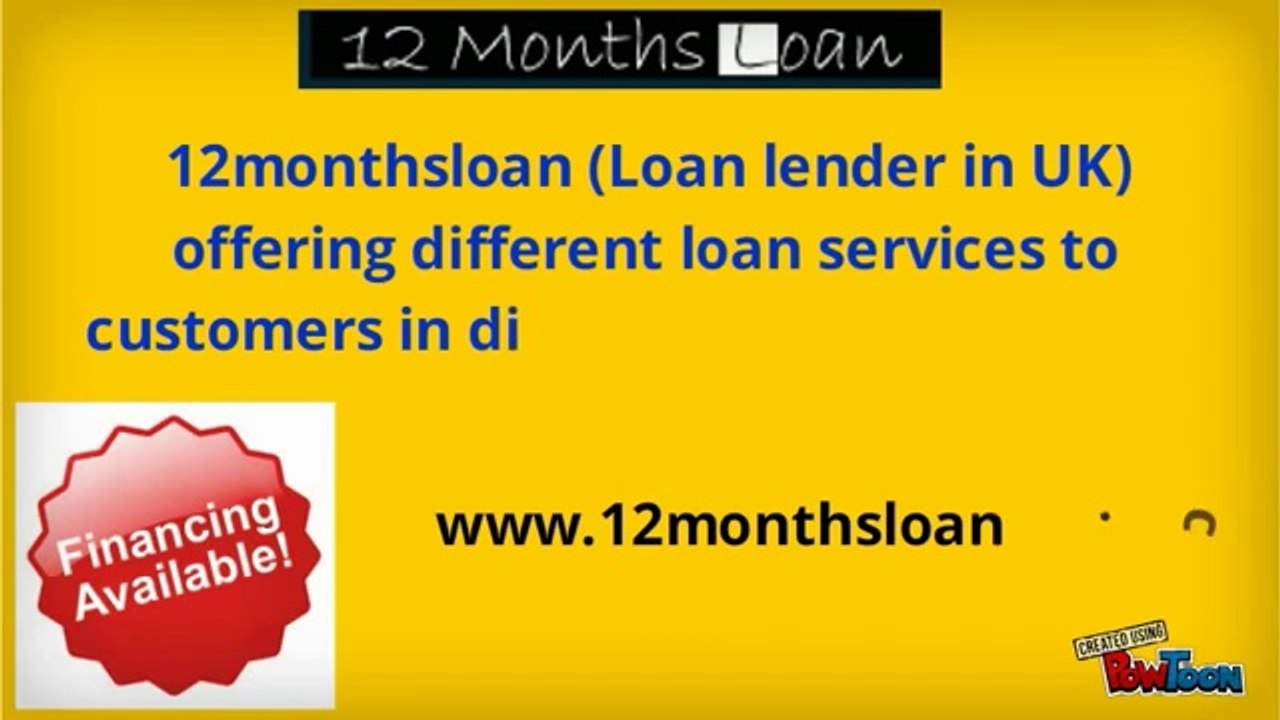 Apply now for loan at 12monthsloan