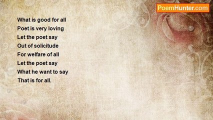 gajanan mishra - Let The Poet Say