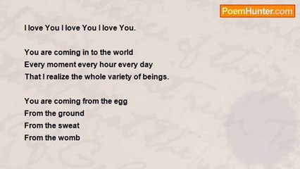 gajanan mishra - You Are Coming Iİn To The World