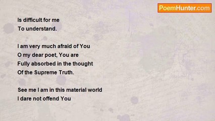 gajanan mishra - O My Dear Poet,  What You Have Said