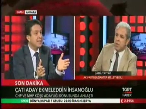 Ak Parti Gaziantep Milletvekili Şamil Tayyar, Muhalefetin Cumhurbaşkanı Adayı