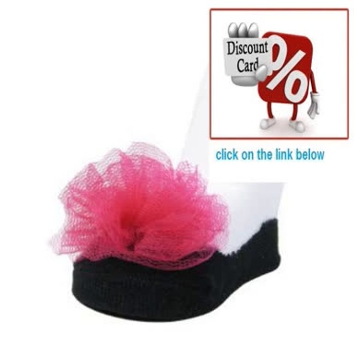 Best Deals Girls Mary Jane Style Baby Socks with Tulle Pouf by Baby Starters Review