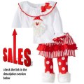 Best Deals Mud Pie Baby-Girls Newborn Santa Skirt Set with Fur Cuff Review