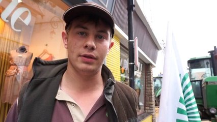 Manifestation des agriculteurs à Montreuil-sur-Mer