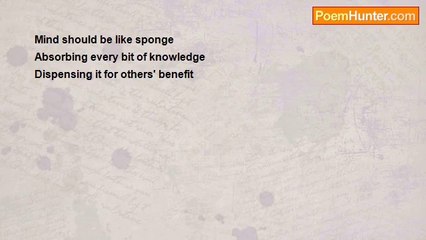 chandra thiagarajan - Sponge
