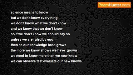 Andy Caldwell - Science Means To Know