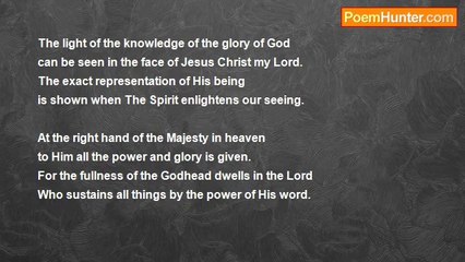 Roy Allen - Today... 'The Brightness Of The Father's Glory'