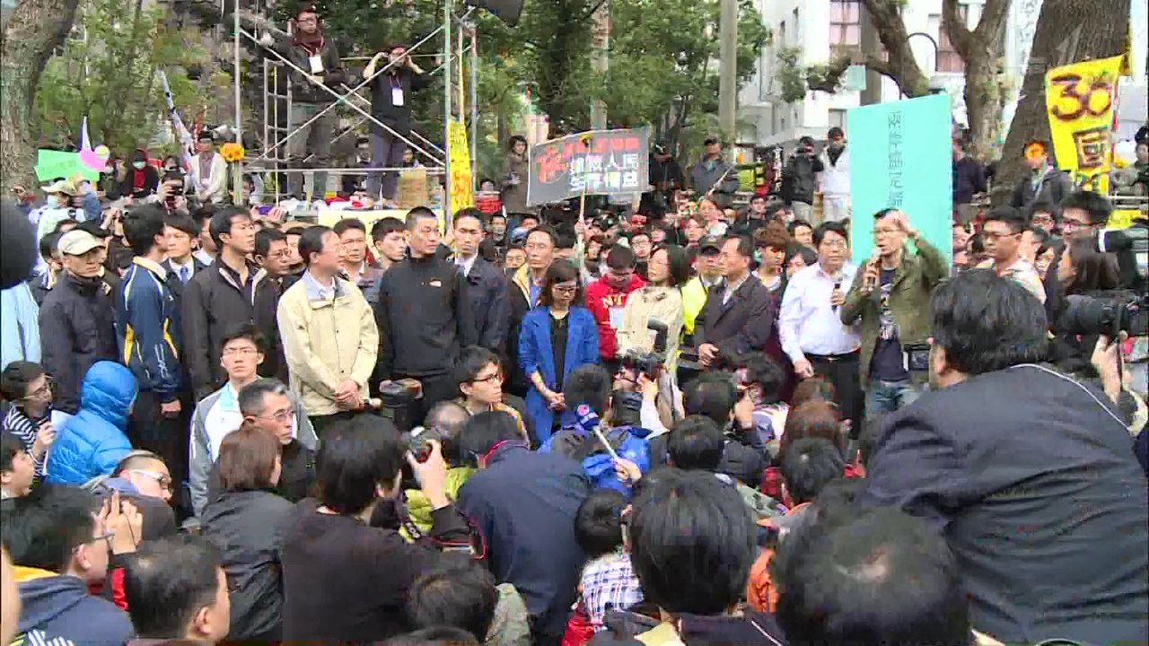 NHK新聞專輯︰太陽花學生運動 占領議會24天的紀錄