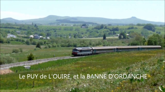 LE VENTADOUR, INTERCITES 4492, près de LAQUEUILLE 07.06.2014, vidéo de Fabrice CHAZOT