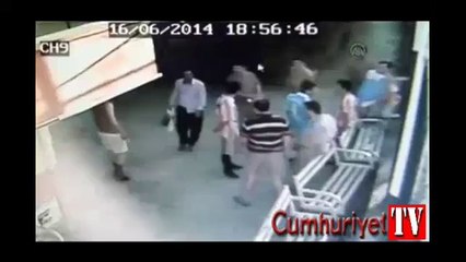 Kalp krizi anı kamerada