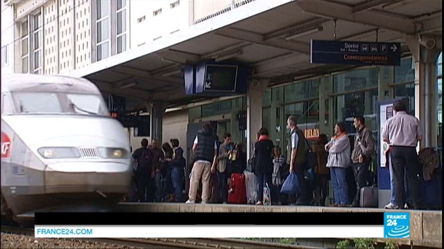 7ème jour de grève consécutif des cheminots qui dénoncent la réforme ferroviaire