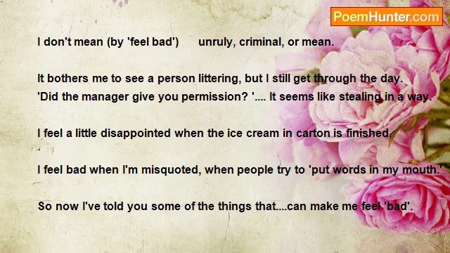 Bri Edwards - What Makes Bri Feel Bad....[Personal]