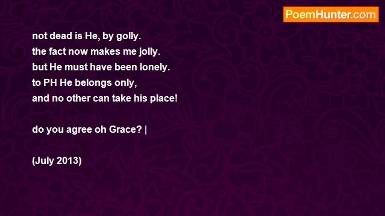 Bri Edwards - Our King Returns! ! ! ! ....... [The Return of TKTWBH; a Very Short Tribute to the Mysterious Ruler of Poemhunter]