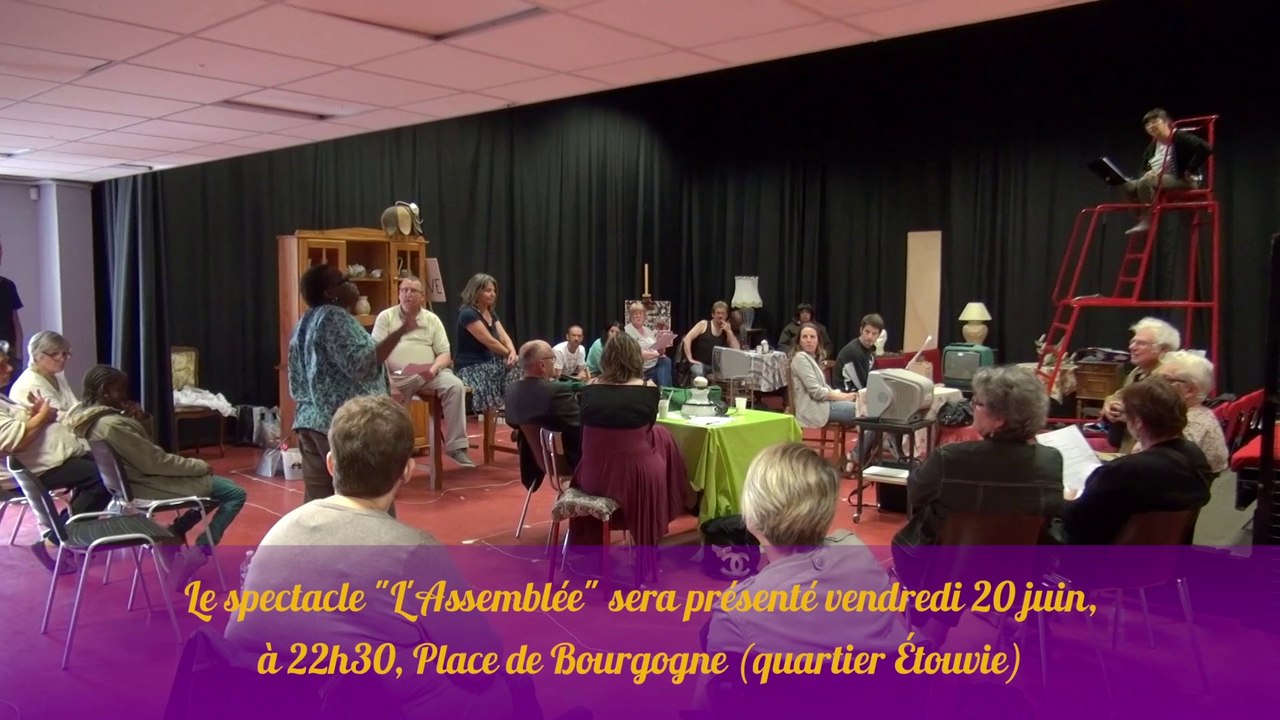 Répétitions du spectacle L'Assemblée