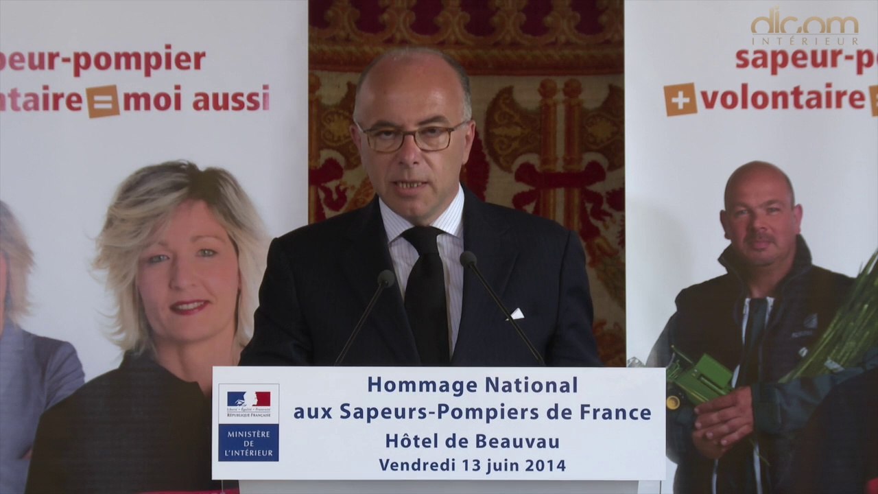 Discours de Bernard Cazeneuve à la Journée nationale des Sapeurs-pompiers
