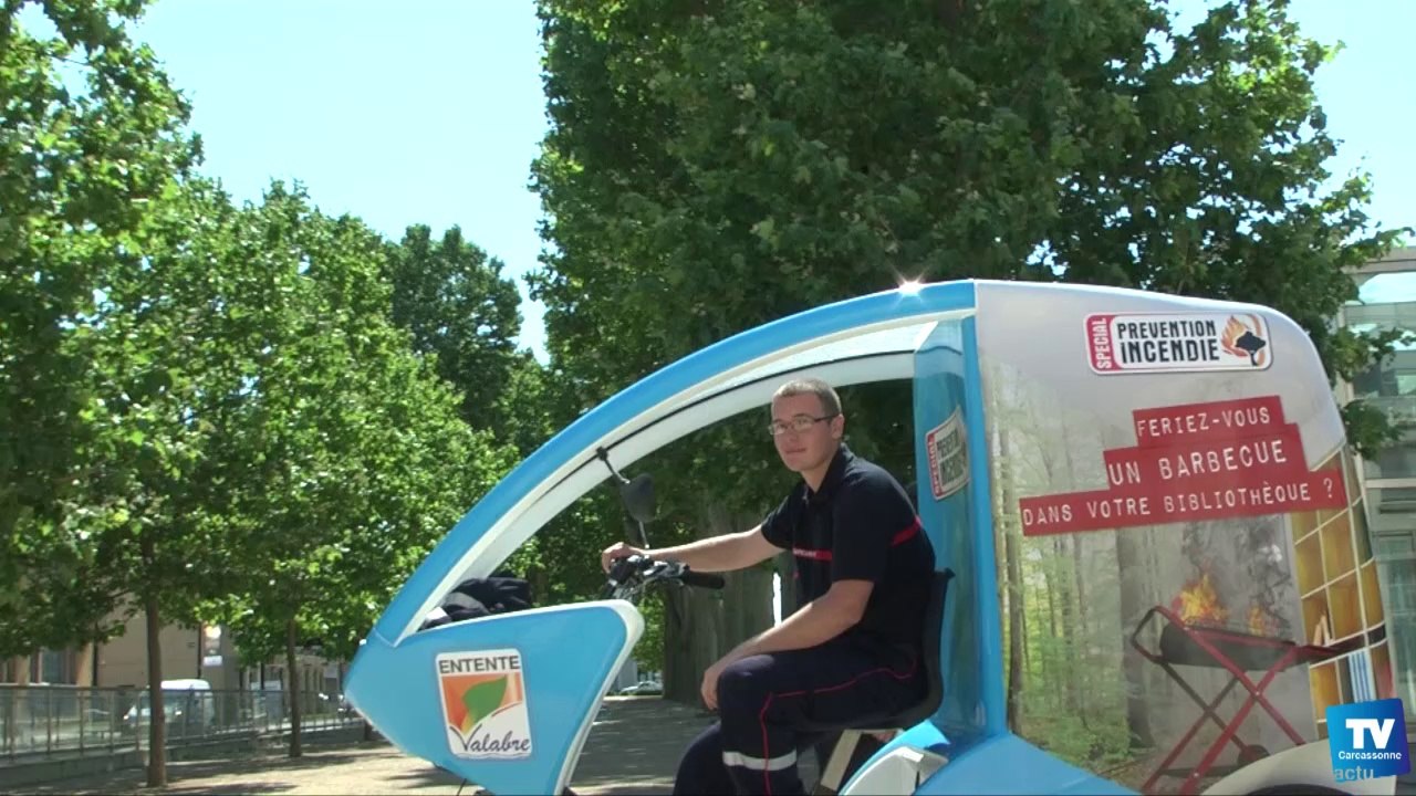 Une campagne de  sensibilisation contre le risque incendie de forêt menée à Carcassonne :