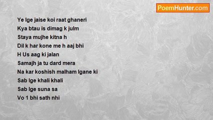 Feeling Lost in Darkness and Heartache