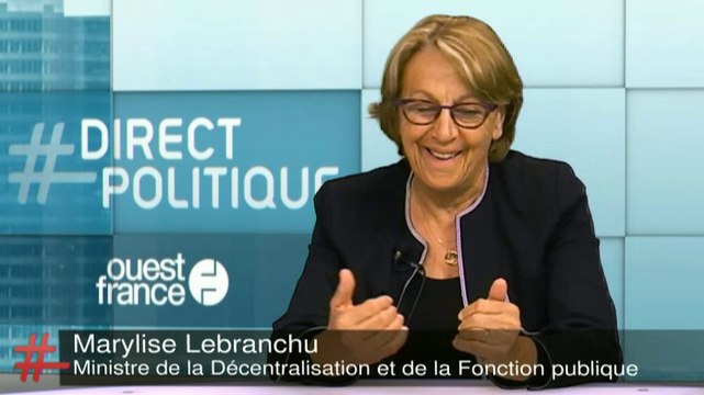 Réforme territoriale: «Les parlementaires font les loi», rappelle Marilyse Lebranchu #DirectPolitique