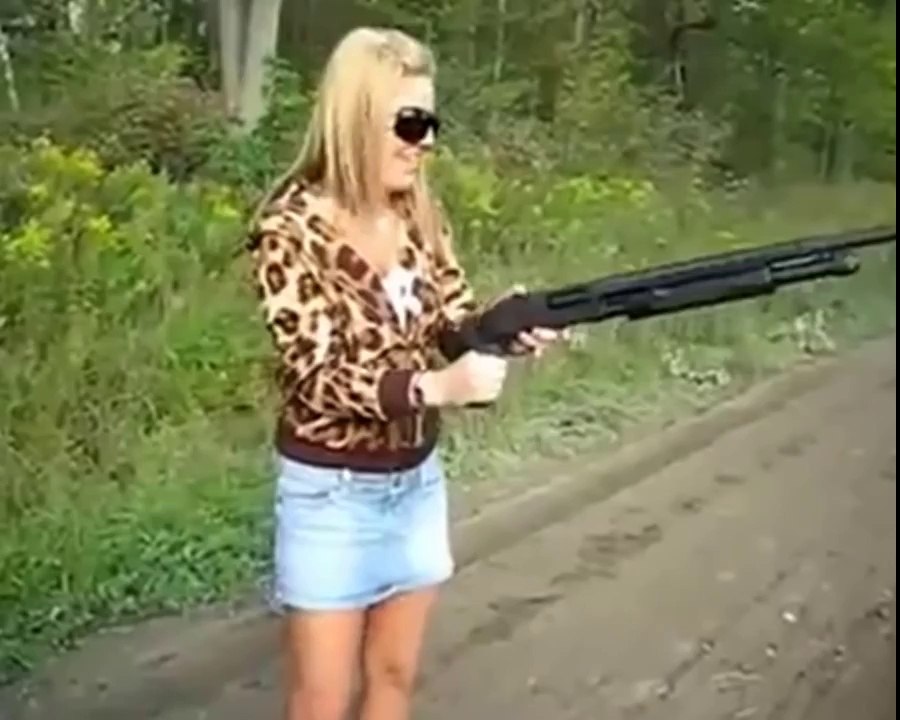 Best Of Funny Girls Shooting Guns Fails Compilation 2014 Video Dailymotion