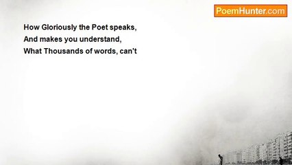 Sandra Feldman - Of Poets