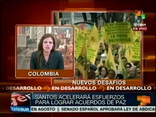 Da a conocer J. M. Santos hoja de ruta hacia la paz en Colombia