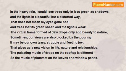 Prakash P Koshy - Scattered Thoughts In A Rainy Day